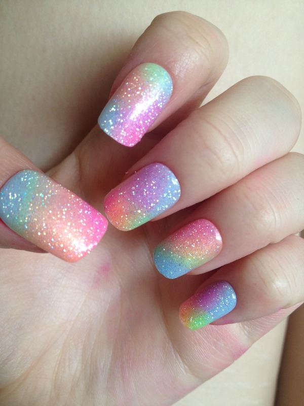 Pastel Rainbow Nails | Kay P.'s Photo | Beautylish