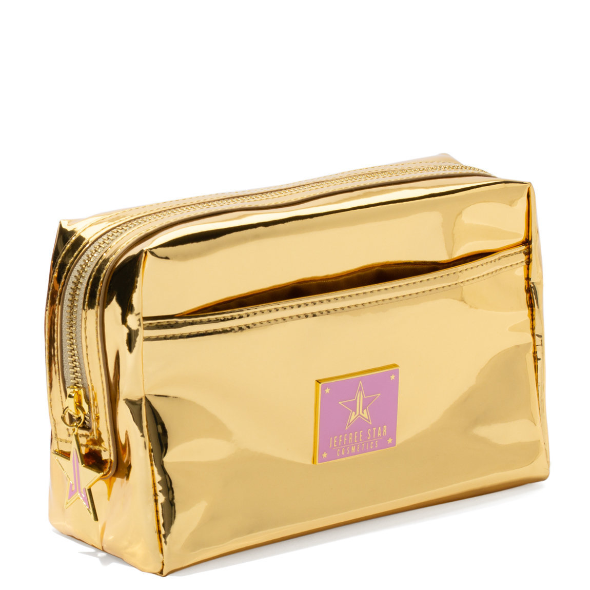Jeffree Star Cosmetics Makeup Bag Reflective Gold | Beautylish