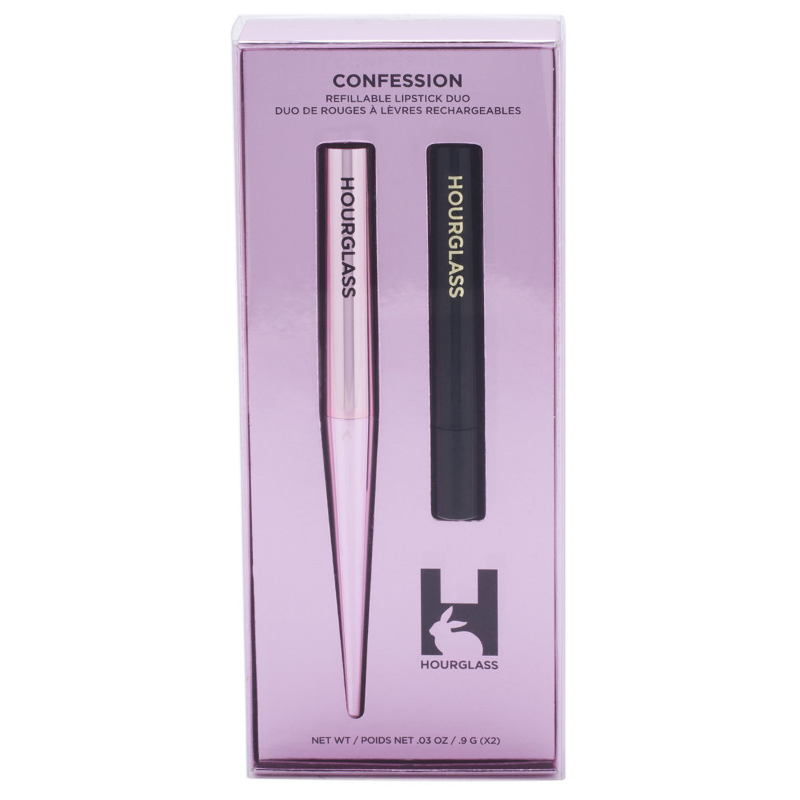 Hourglass Confession Refillable Lipstick Duo product smear.