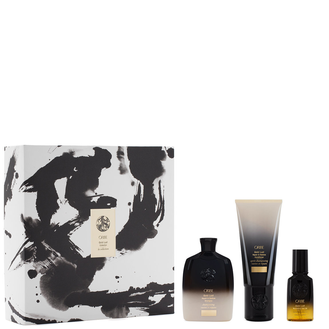 Oribe Gold Lust Collection product smear.