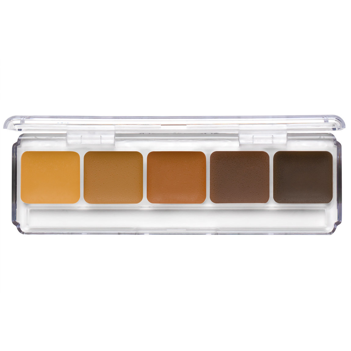 RCMA Makeup Highlight and Contouring Palette Medium Dark product smear.