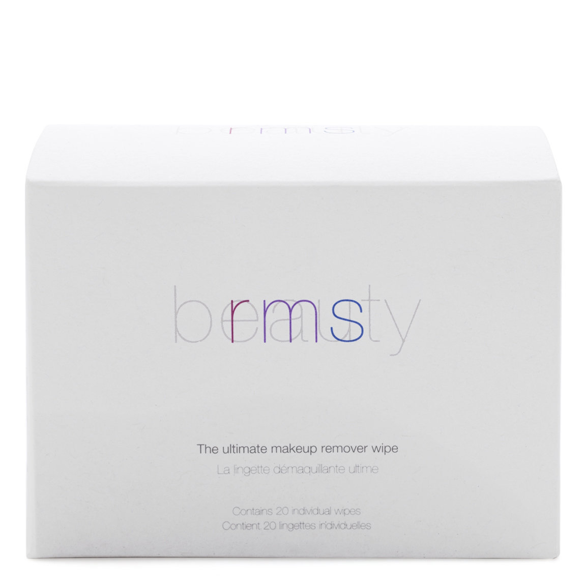 rms beauty The Ultimate Makeup Remover Wipe product smear.