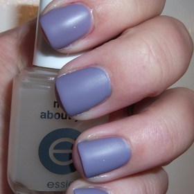 OPI Planks A Lot with Essie Matte About You top coat, aka: lavender frosted glass.