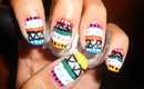 Tribal Print Nail Tutorial - How To Paint Tribal Print On Your Nails