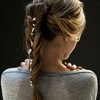 We're dying to recreate this volumized braid. Micro florals placed down the center add a pop of whimsy. {via pinterest}