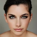 This was my first professional shoot out of makeup school. When I saw this model she reminded me of Kim Kardashian. Therefore this look was inspiration of Kim.