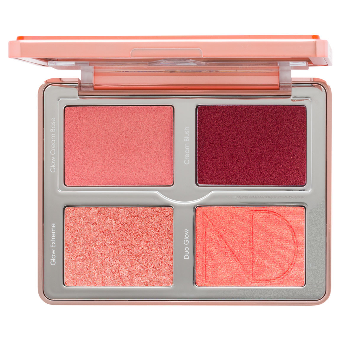 Natasha Denona Bloom Blush & Glow Palette product smear.
