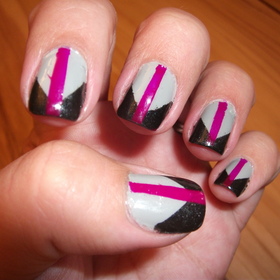 Colorblocked Nails