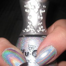 Nfu Oh #61 Polish. BLINDING holo!