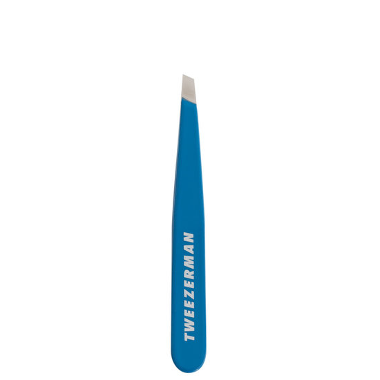 Tweezerman Mini Slant Tweezer Bahama Blue product smear.