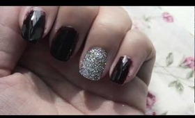 DIY Glitter Nails