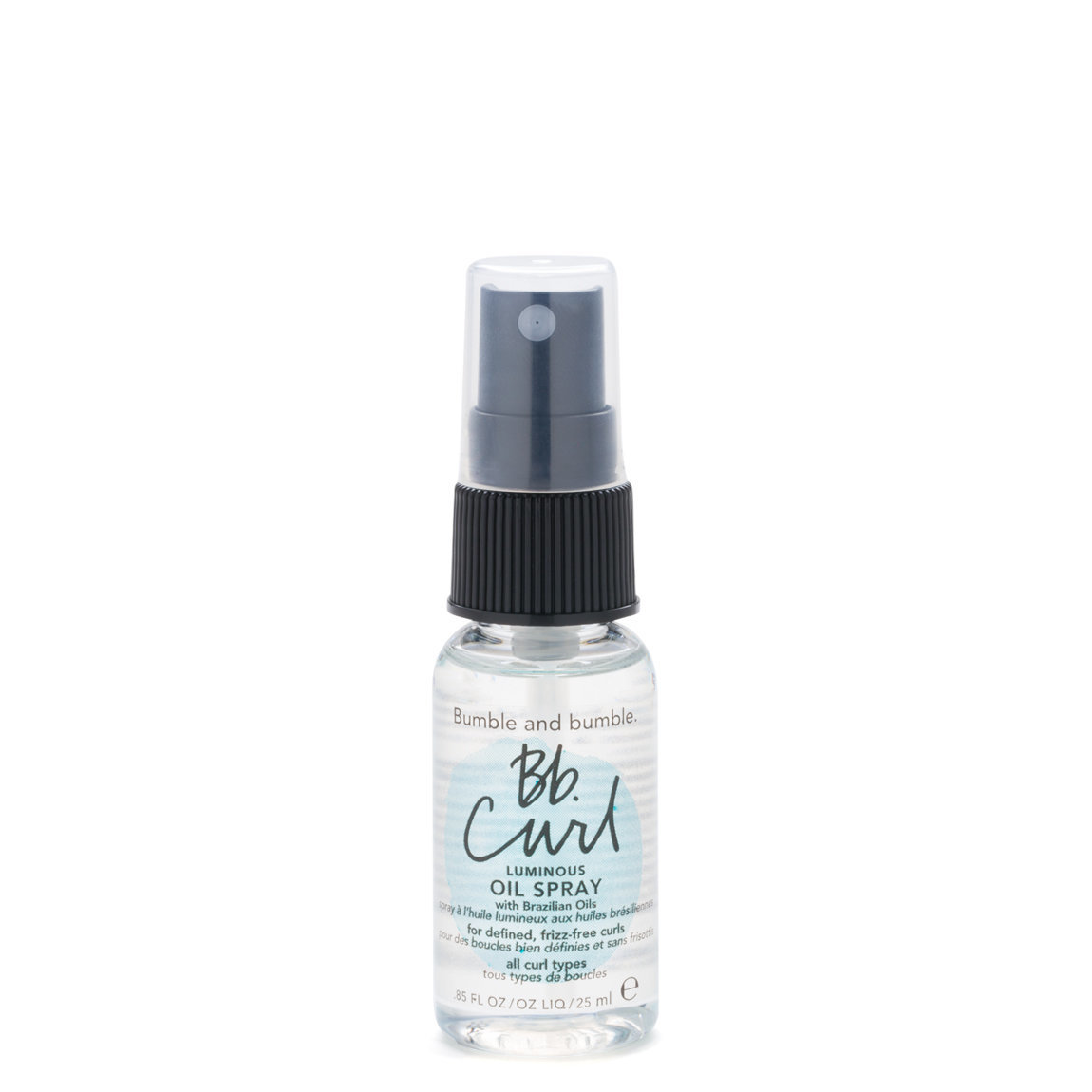 Bumble and bumble. Bb.Curl Luminous Oil Spray 0.85 fl oz product smear.