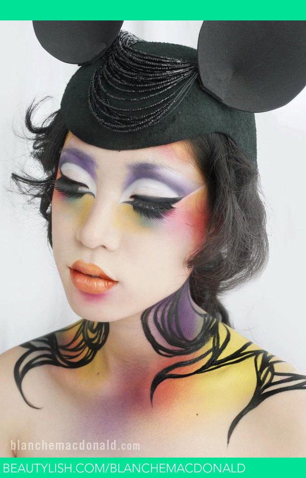 Makeup by Blanche Macdonald Makeup student Catlyn Jeong. - fantasy-shades
