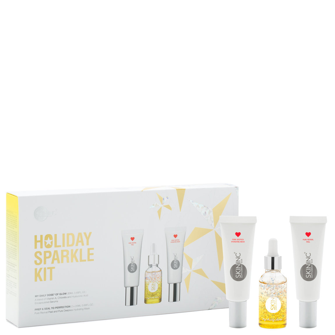 Skin Inc Supplement Bar Holiday Sparkle Kit product smear.