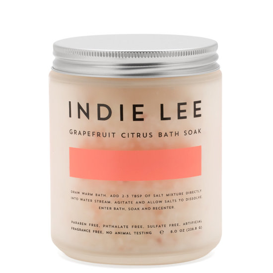 Indie Lee Bath Soak Grapefruit Citrus product smear.