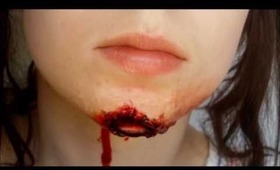 Exposed Bone (Chin) Special FX Makeup Tutorial
