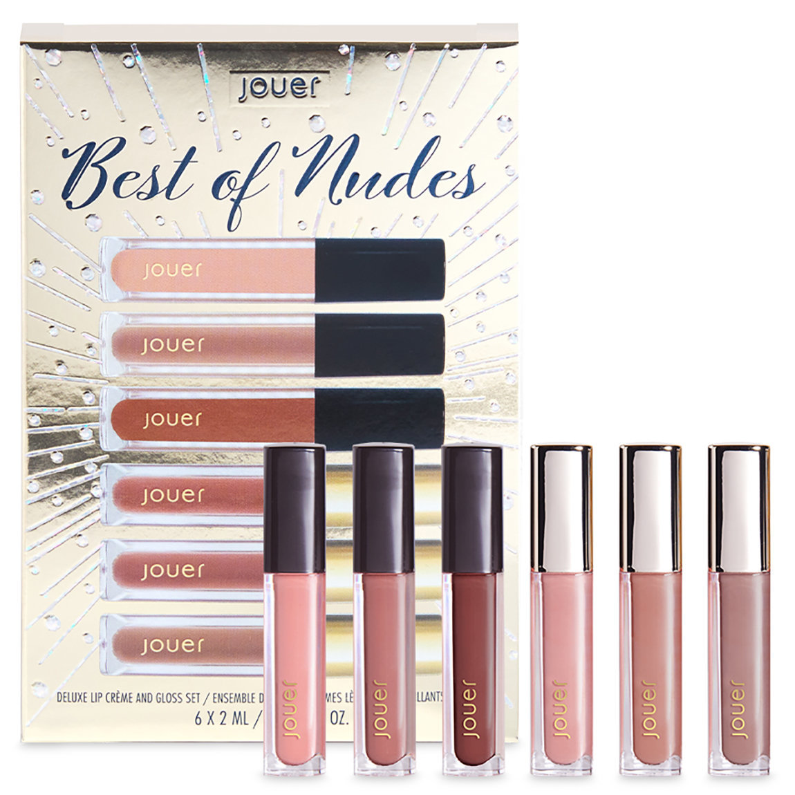 Jouer Cosmetics Best Of Nudes Deluxe Lip Creme And Gloss Set Beautylish