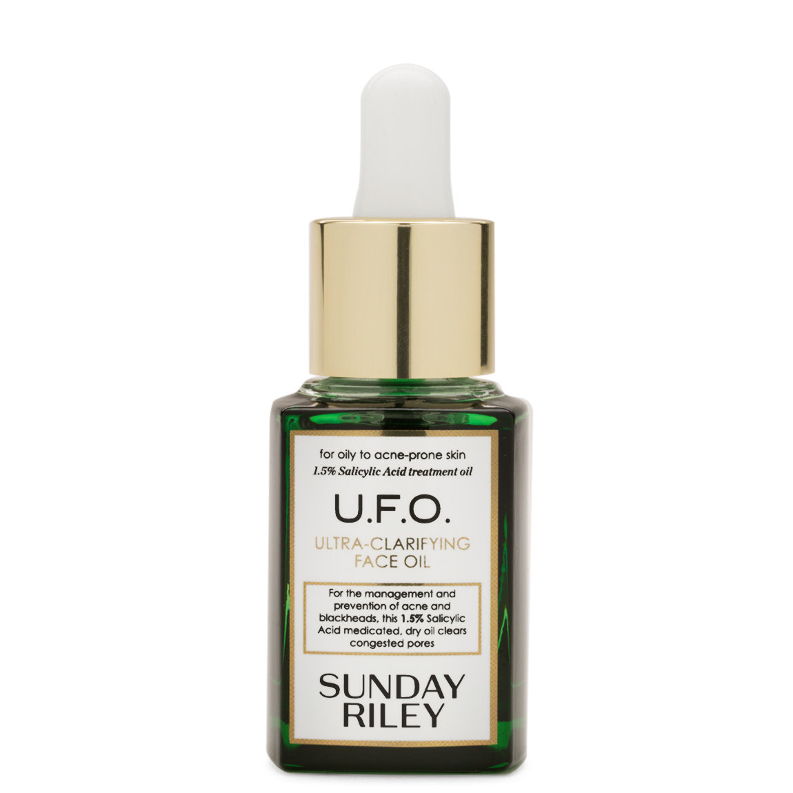 Sunday Riley U.F.O. Ultra-Clarifying Face Oil 15 ml product smear.
