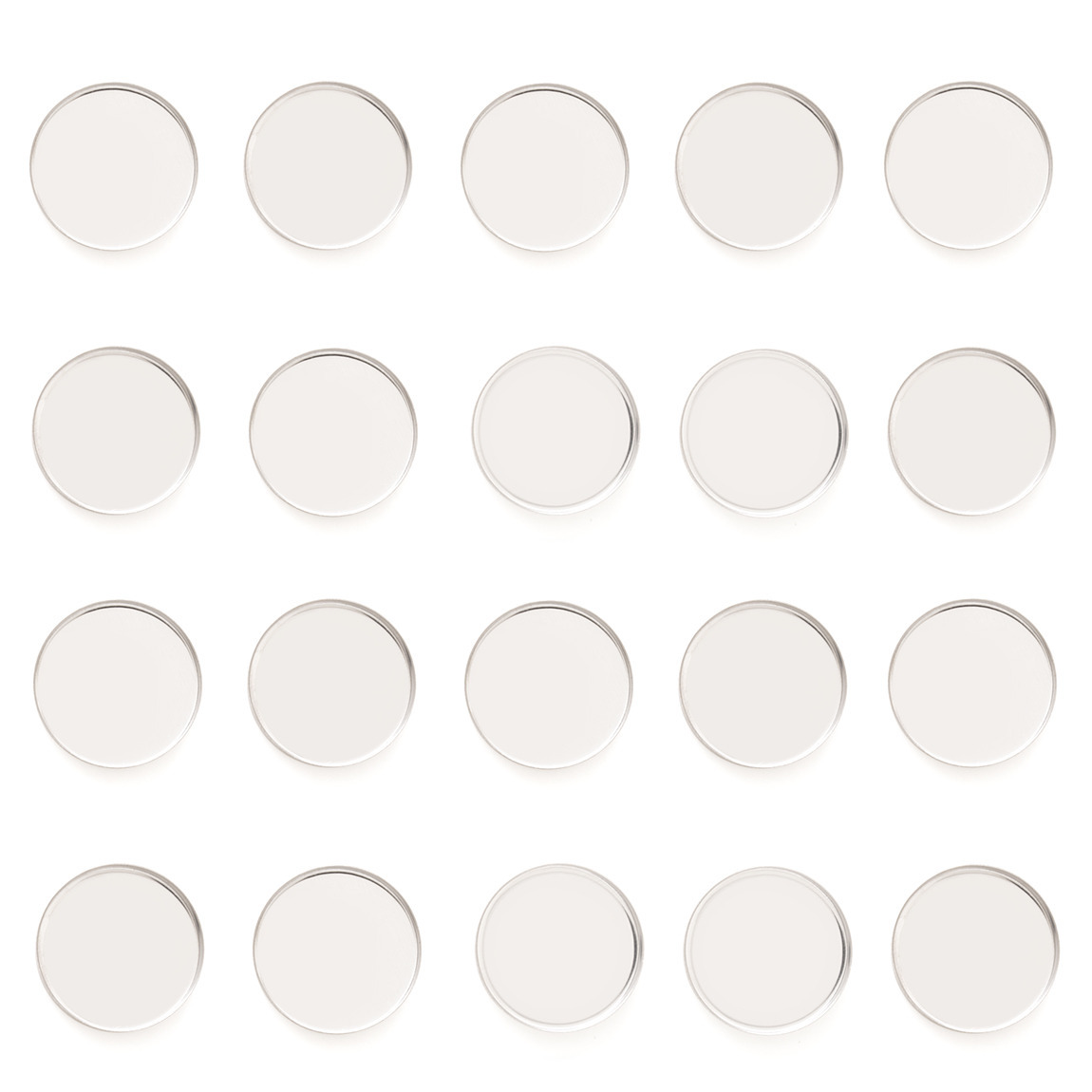 Z•Palette Empty Metal Pans 20 Pack - Round product smear.