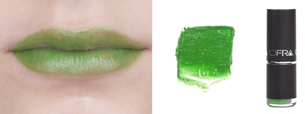 Green Lipstick: Ofra Lime Green
