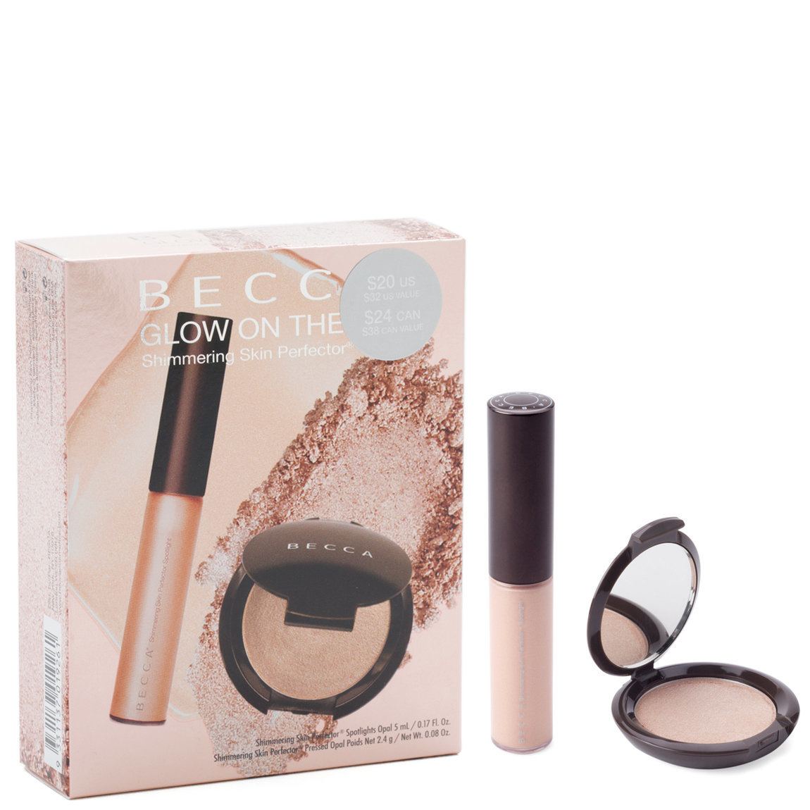 BECCA Shimmering Skin Perfector Opal Glow On The Go product smear.