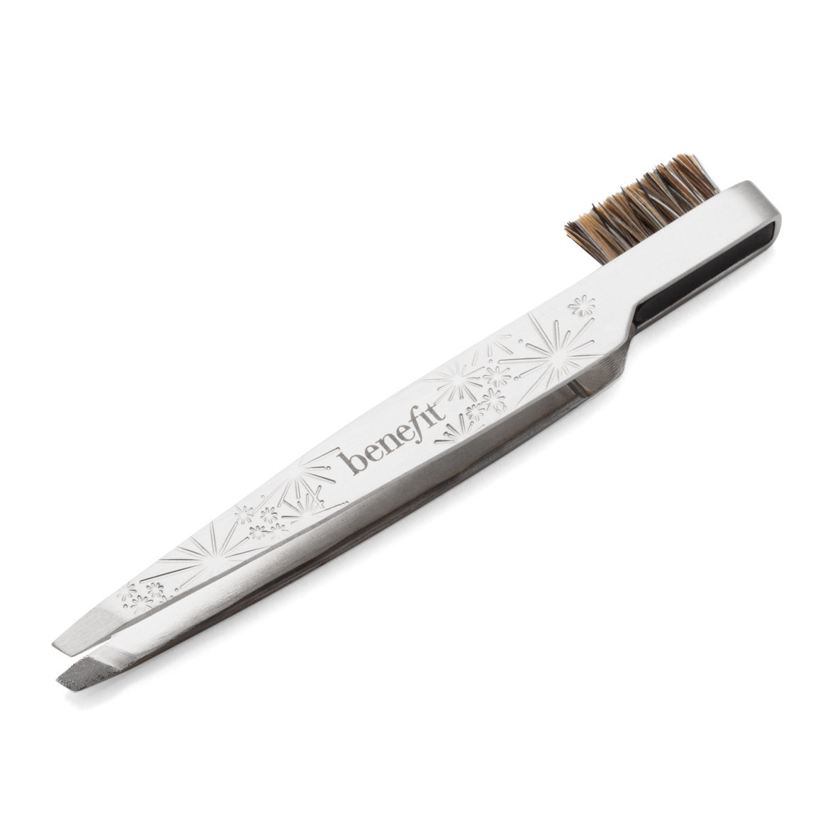 Benefit Cosmetics Brow Grooming Tweezer & Brush product smear.
