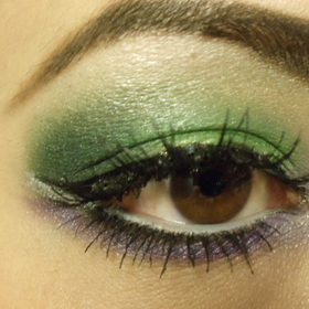 greens and purples 
