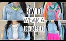 How to Wear a Denim Shirt - 5 Ways