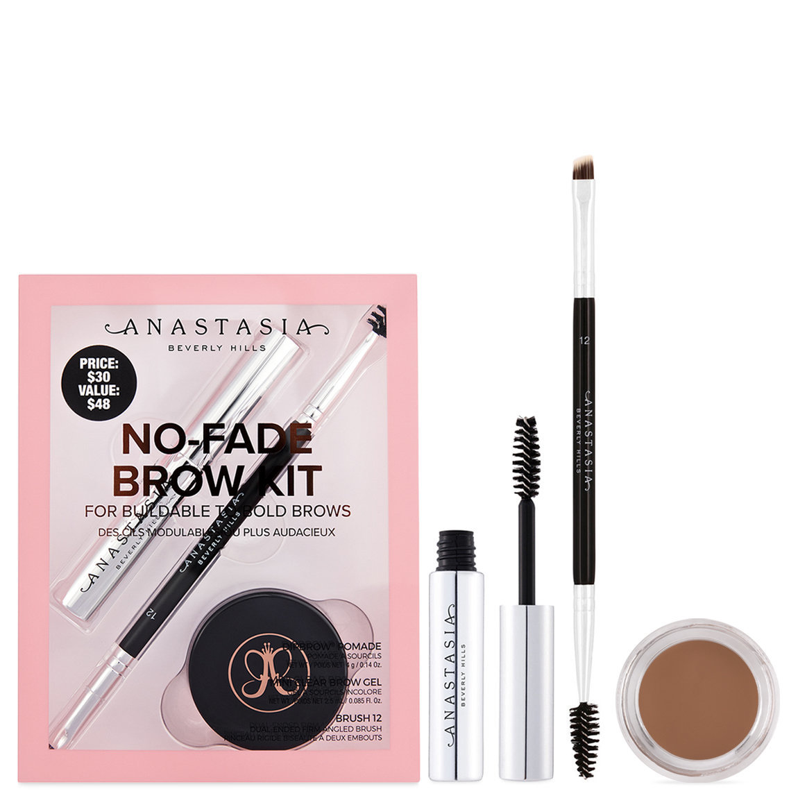 Anastasia Beverly Hills No-Fade Brow Kit Soft Brown alternative view 1.