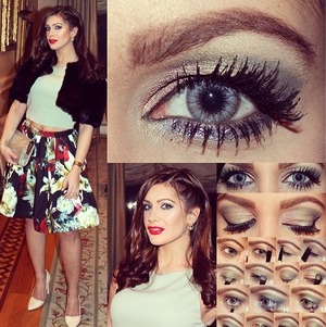 Check out the full look on my blog Glamvasion  http://glamvasion.com/2014/02/23/sweet-16-makeup-and-outfit/