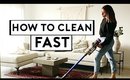 HOW TO CLEAN YOUR HOME FAST IN 30 MINUTES! QUICK CLEANING ROUTINE