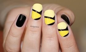 Easy Geometric Nail Design