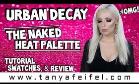 Urban Decay | The Naked Heat Palette! | Tutorial, Swatches, & Review | Tanya Feifel-Rhodes