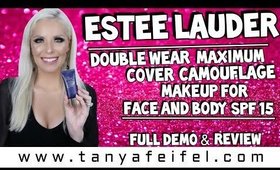 Estee Lauder | Double Wear Maximum Cover Makeup SPF 15 | Full Demo & Review | Tanya Feifel