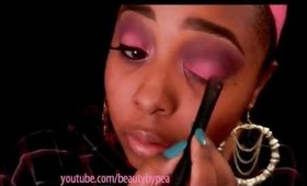 Pink and Purple Makeup