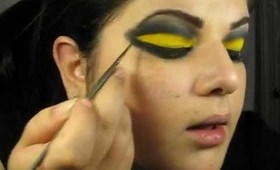Black and Yellow Dramatic Eye Tutorial
