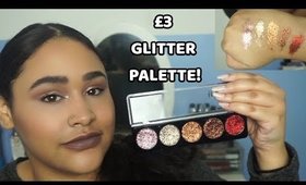 ALIEXPRESS £3 Pressed Glitter Eyeshadow Palette!