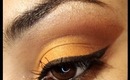 Orange and Brown Eyeshadow Look using BH Cosmetics