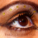 Gold star - eye makeup