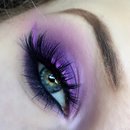 Electric Purple Orchid Smokey Eye