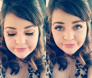Makeup look for my fiances birthday (: