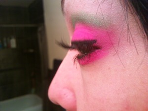individual lashes add on's on top lid