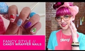 Sweet Style: Candy Wrapper Nail Tutorial