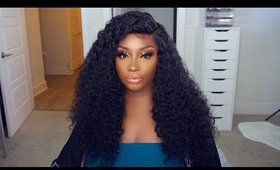 EASY & GLUELESS 13x6 Lace Front Wig INSTALL! | Makeupd0ll