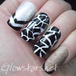 For more nail art, pics of this mani and products & method used visit http://Glowstars.net