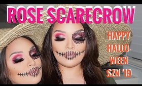 ROSE SCARECROW HALLOWEEN MAKEUP TUTORIAL 2019| @PDX_DEZ