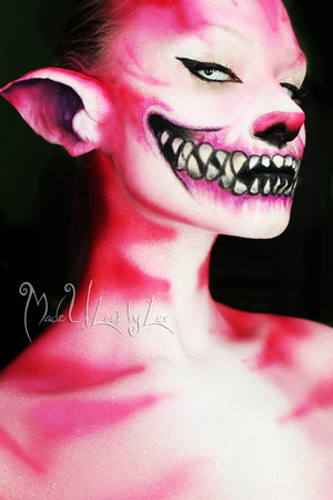 My version of the Cheshire Cat! It is a mix of Disney's, American Mcgee's, and Tim Burton's. Check out my page, www.facebook.com/madeulookbylex