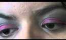 Pink & Green Glitter Eyes