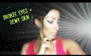 Bronze Eyes + Dewy Skin | Spring Makeup