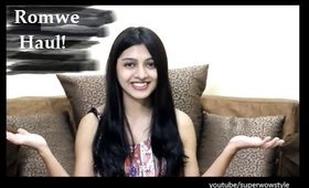 Romwe Clothing Haul / Clothing Haul India beauty Guru